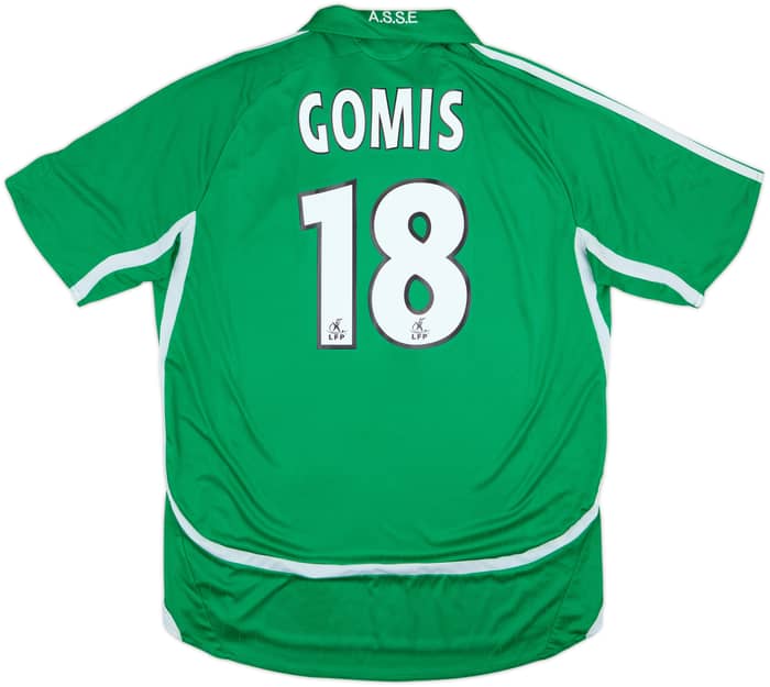 2006-07 Saint Etienne Home Shirt Gomis #18 - 9/10 - (L)