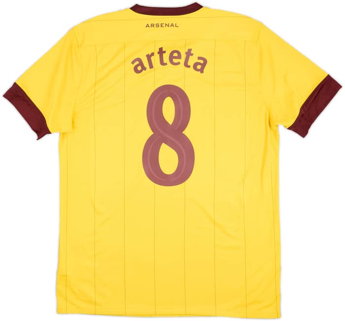 2010-13 Arsenal Away Shirt Arteta #8 - 8/10 - (L)