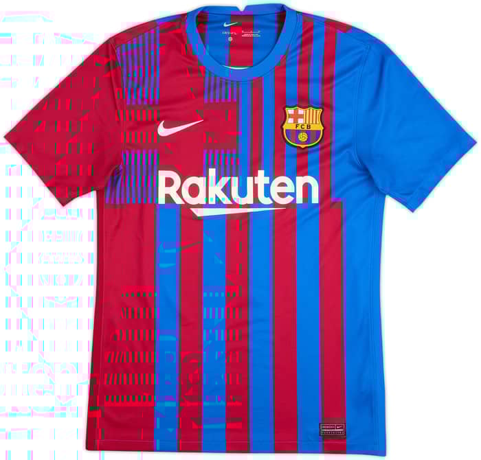 2021-22 Barcelona Home Shirt Pedri #16 - 10/10 - (S)