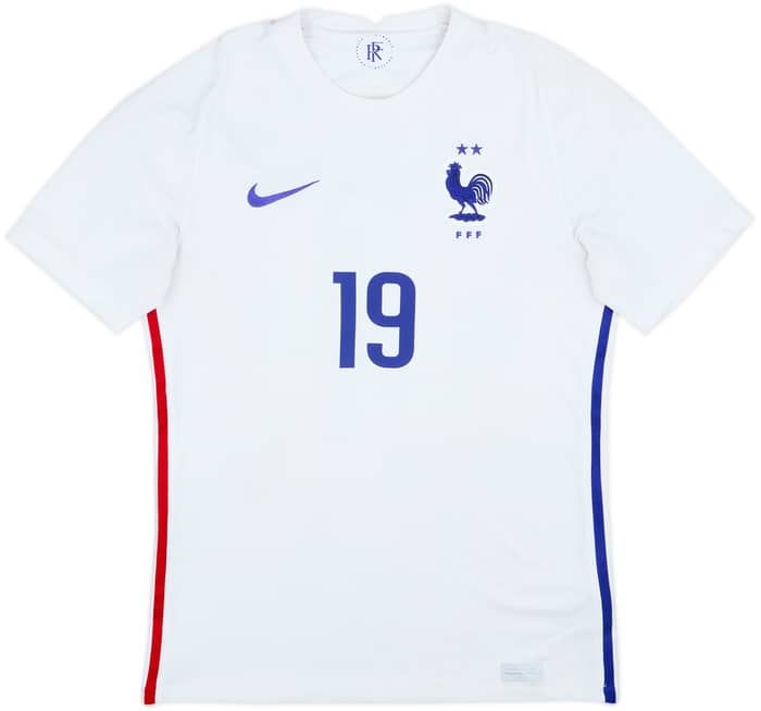 2020-21 France Away Shirt Benzema #19 - 6/10 - (S)
