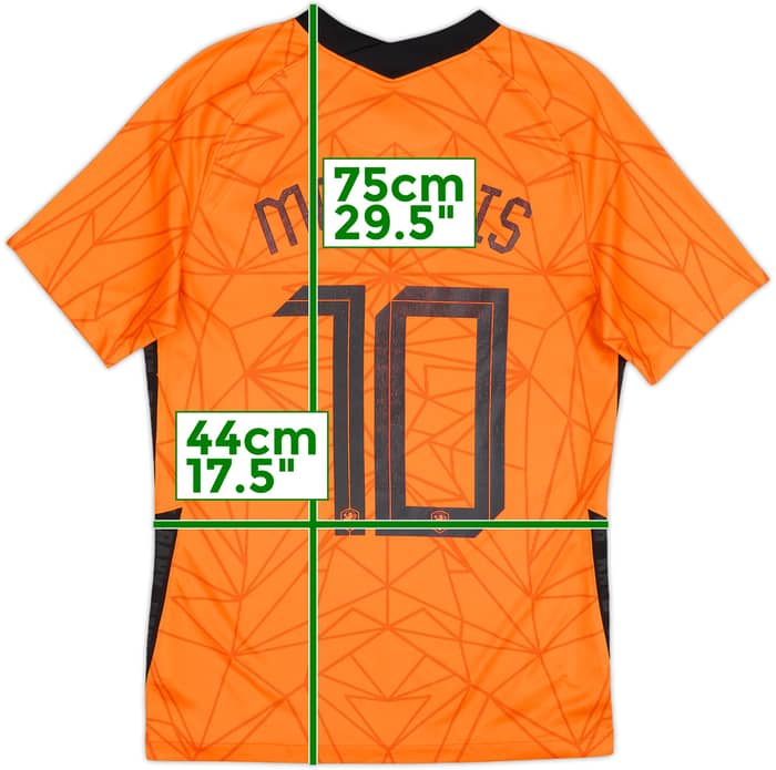 2020-21 Netherlands Home Shirt Memphis #10 - 5/10 - (S)