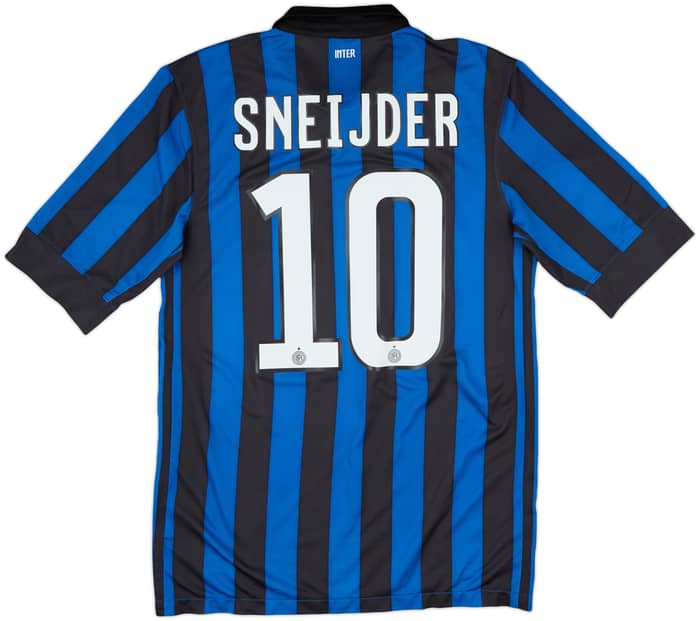 2011-12 Inter Milan Home Shirt Sneijder #10 - 9/10 - (S)