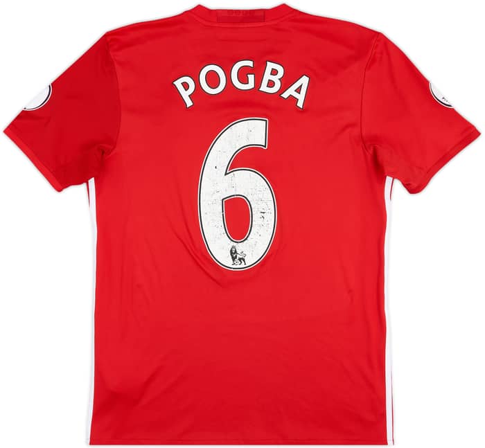 2016-17 Manchester United Home Shirt Pogba #6 - 5/10 - (M)