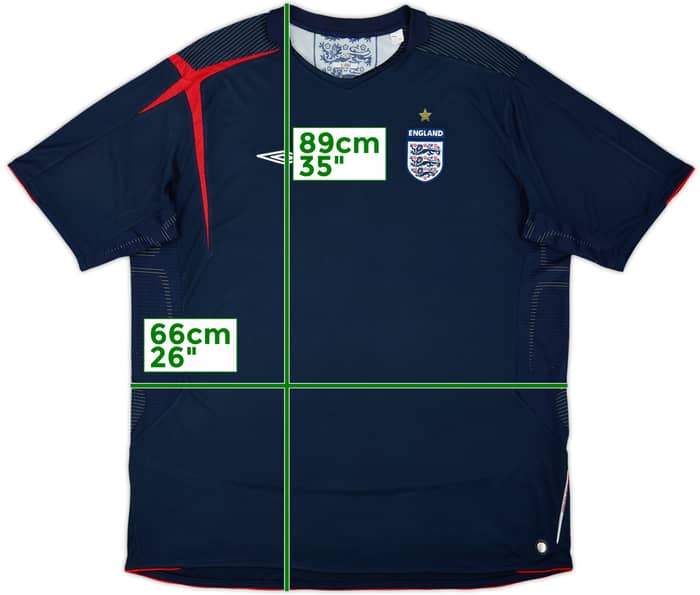 2005-06 England GK S/S Shirt - 7/10 - (3XL)