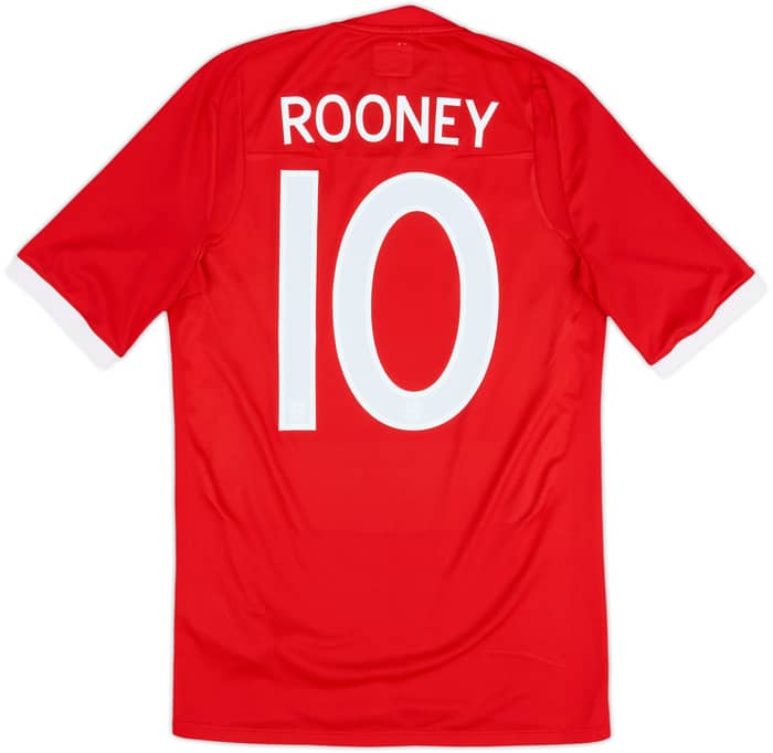 2010-11 England 'South Africa' Away Shirt Rooney #10 - 10/10 - (XS)