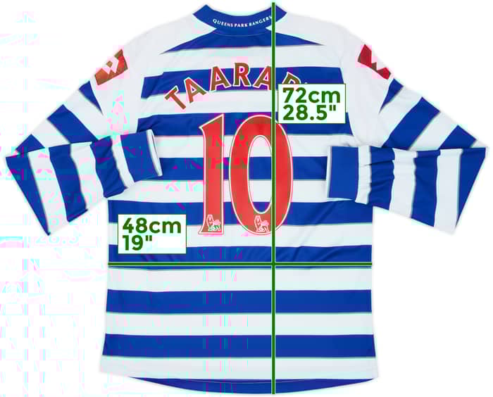 2012-13 QPR Home L/S Shirt Taarabt #10 - 8/10 - (M)