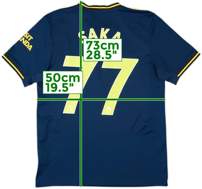 2019-20 Arsenal Third Shirt Saka #77 - 10/10 - (M)