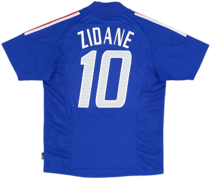2002-04 France Home Shirt Zidane #10 - 8/10 - (S)