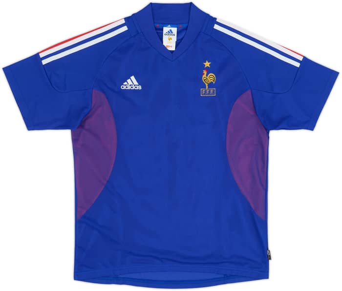 2002-04 France Home Shirt Zidane #10 - 8/10 - (S)