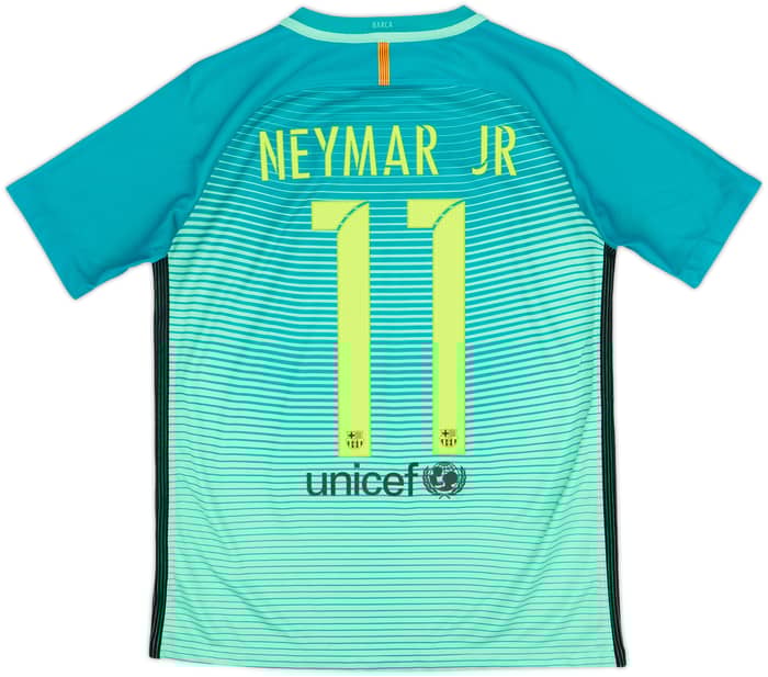 2016-17 Barcelona Third Shirt Neymar Jr #11 - 8/10 - (XL.Boys)