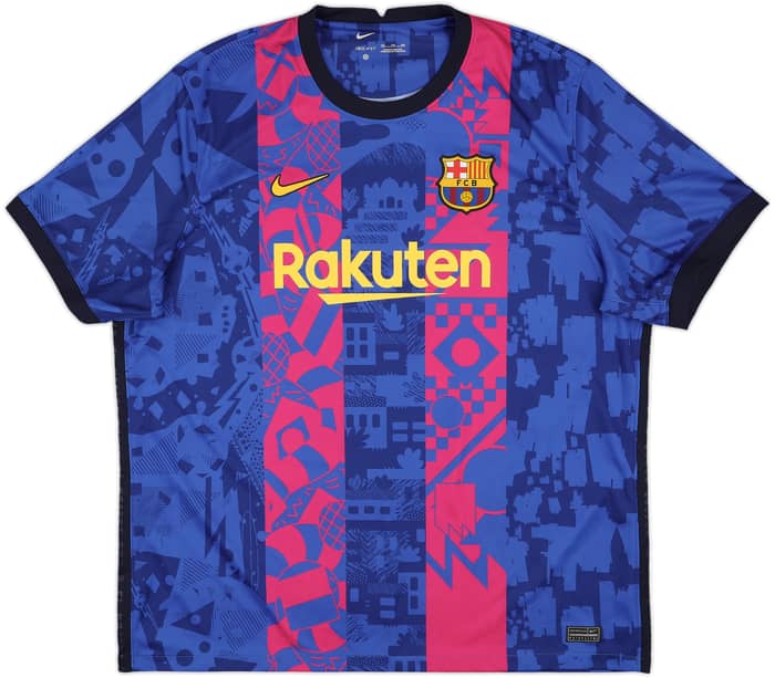 2021-22 Barcelona Third Shirt Pedri #16 - 8/10 - (XXL)