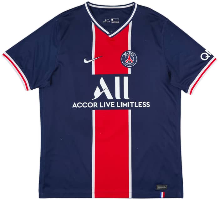 2020-21 Paris Saint-Germain Home Shirt Mbappe #7 - 7/10 - (L)
