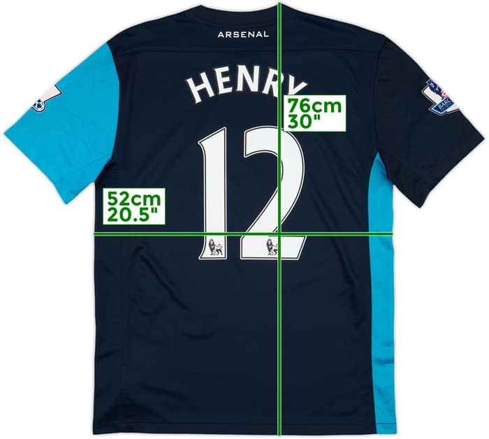 2011-12 Arsenal Away Shirt Henry #12 - 6/10 - (M)
