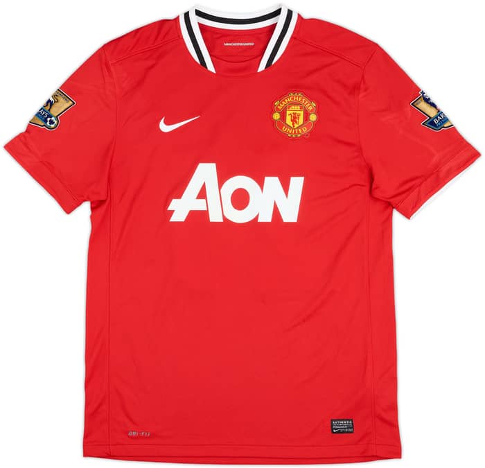 2011-12 Manchester United Camiseta Local Valencia #25 - 6/10 - (L)