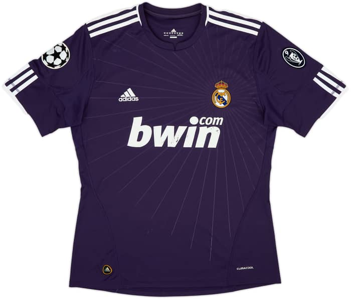 Camiseta de la tercera equipación CL del Real Madrid 2010-11 Marcelo #12 - 5/10 - (L)