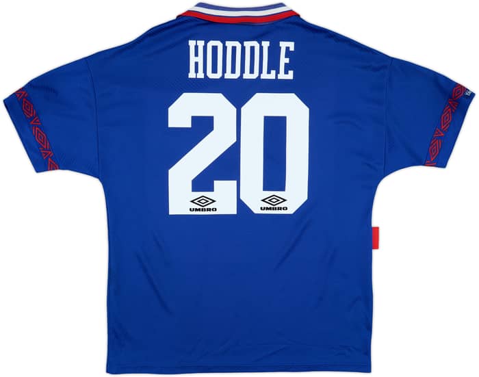1994-95 Chelsea Home Shirt Hoddle #20 - 7/10 - (L)
