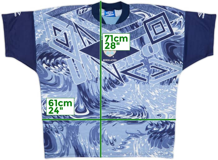 1996-98 England Umbro Training Shirt - 8/10 - (XL)