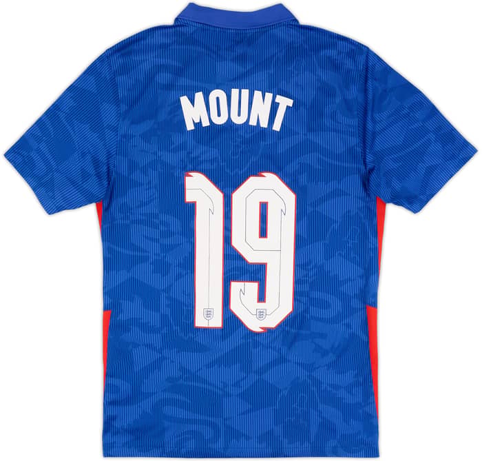 2020-21 England Away Shirt Mount #19 - 8/10 - (S)