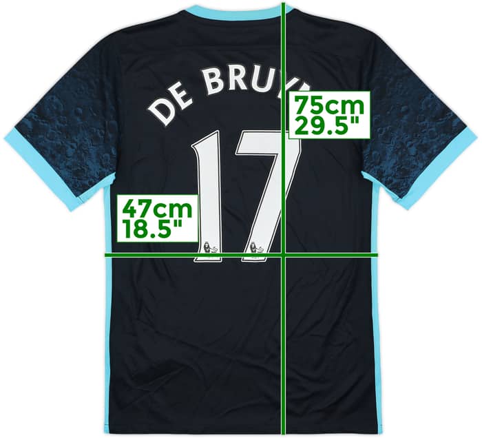 2015-16 Manchester City Away Shirt De Bruyne #17 - 5/10 - (S)