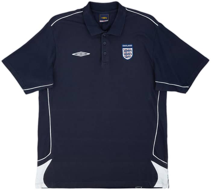 2004-06 England Umbro Polo Shirt - 7/10 - (XL)
