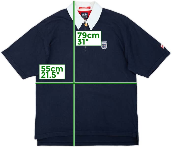 2000s England Admiral Polo Shirt - 8/10 - (S)