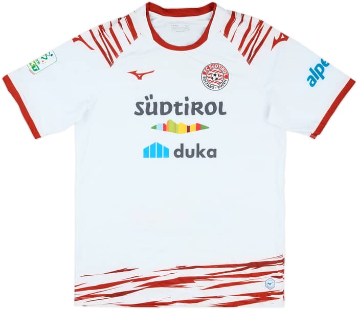 2023-24 Sudtirol Match Issue Signed Home Shirt Lonardi #77