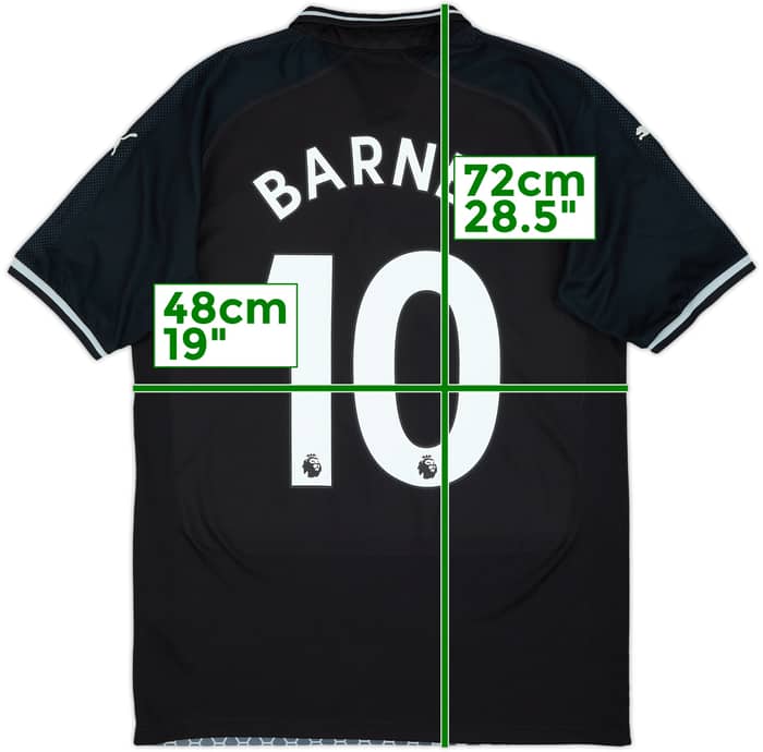 2018-19 Burnley Away Shirt Barnes #10 - 6/10 - (M)