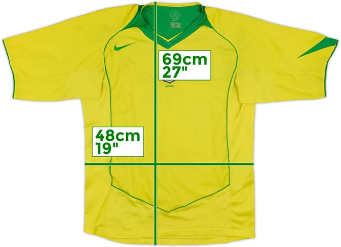2004-06 Brazil Home Shirt - 4/10 - (M)