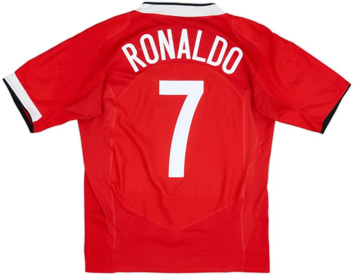 2004-06 Manchester United Home Shirt Ronaldo #7 - 7/10 - (M)