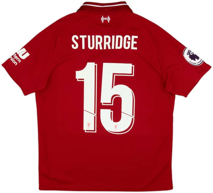 2018-19 Liverpool Home Shirt Sturridge #15 - 7/10 - (S)