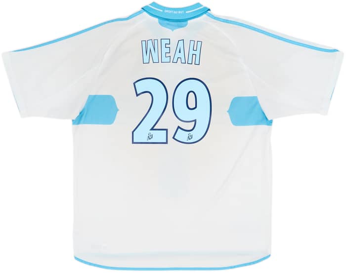 2000-01 Olympique Marseille Home Shirt Weah #29 - 5/10 - (XL)