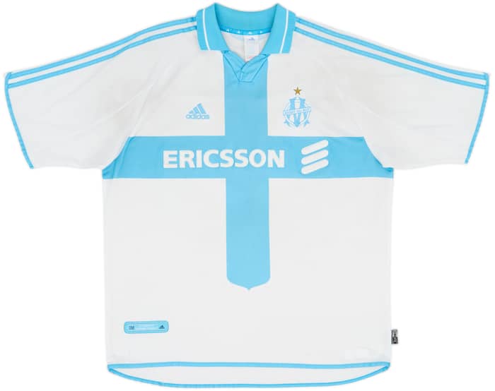 2000-01 Olympique Marseille Home Shirt Weah #29 - 5/10 - (XL)