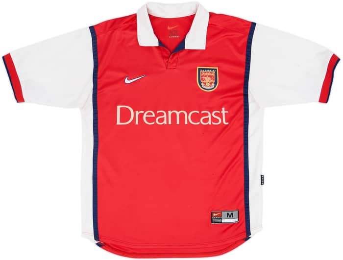 1999-00 Arsenal Home Shirt Henry #14 - 6/10 - (M)