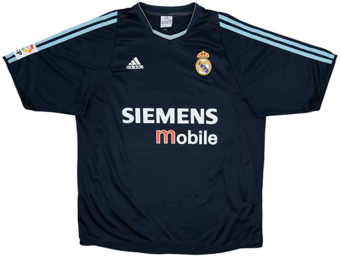 2003-04 Real Madrid Away Shirt Zidane #5 - 8/10 - (L)