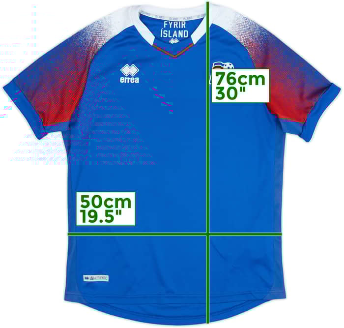 2018-19 Iceland Home Shirt - 8/10 - (L)