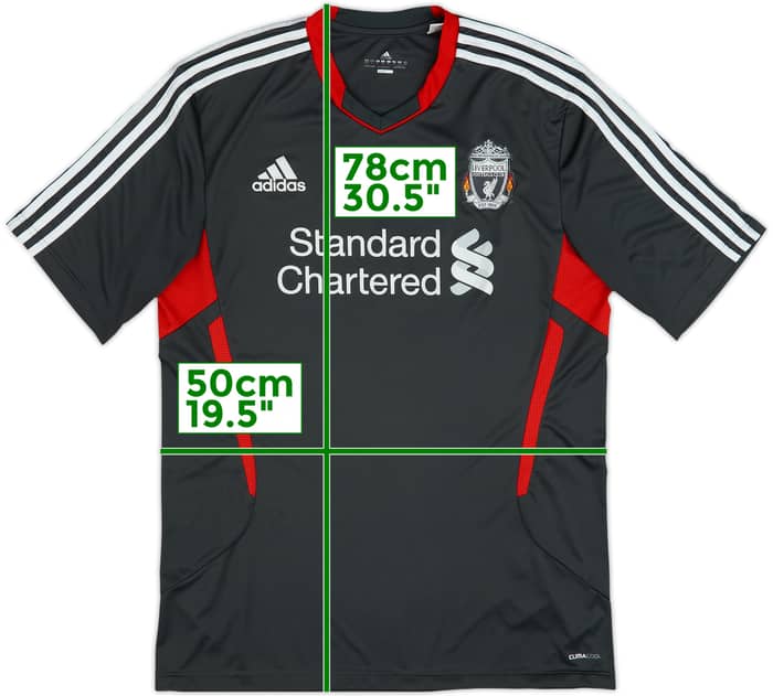 2011-12 Liverpool adidas Training Shirt - 6/10 - (L)