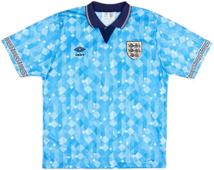 1990-92 England Third Shirt - 8/10 - (L)