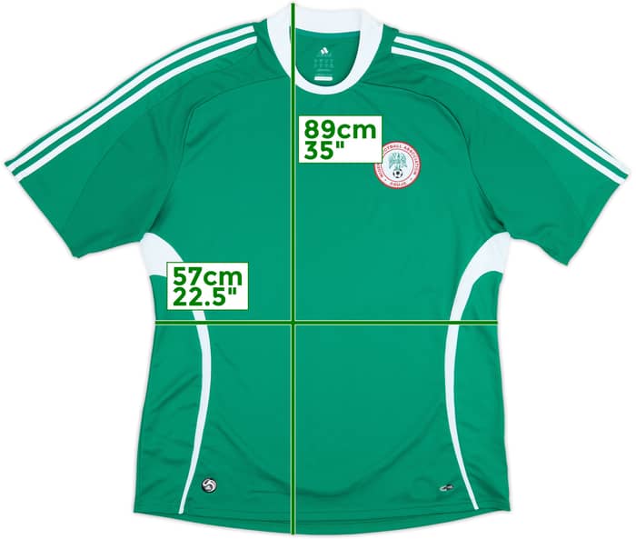 2008-09 Nigeria Home Shirt - 8/10 - (XXL)
