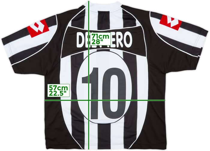 2002-03 Juventus Home Shirt Del Piero #10 - 7/10 - (M/L)