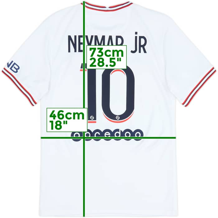 2021-22 Paris Saint-Germain Fourth Shirt Neymar Jr #10 - 7/10 - (S)