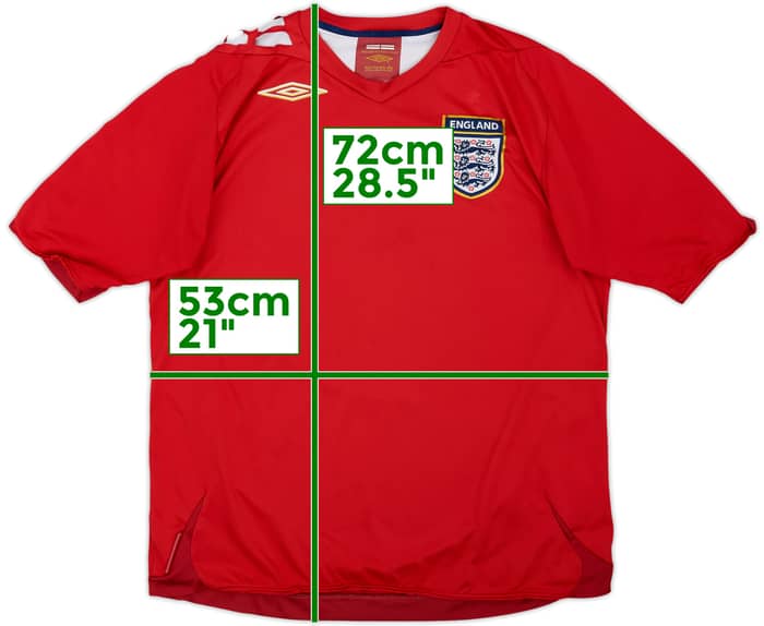 2006-08 England Away Shirt - 4/10 - (L)