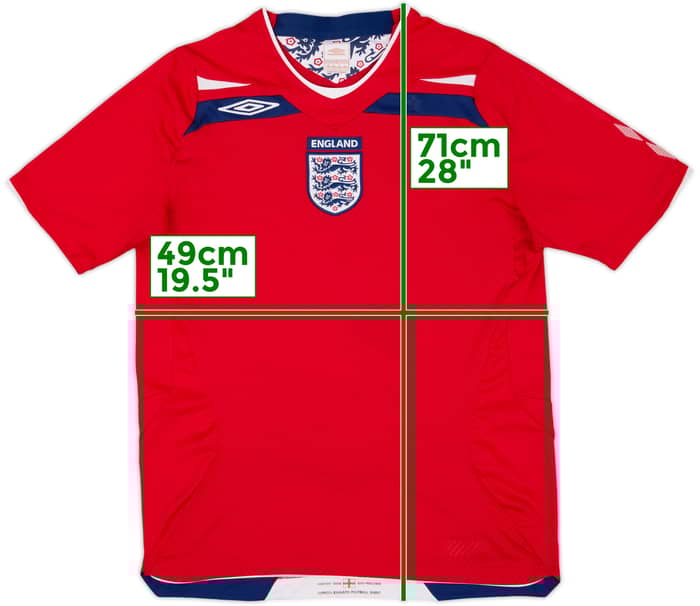 2008-10 England Away Shirt - 4/10 - (M)