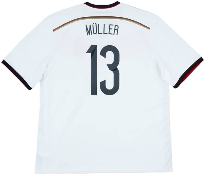 2014-15 Germany Home Shirt Muller #13 - 8/10 - (3XL)