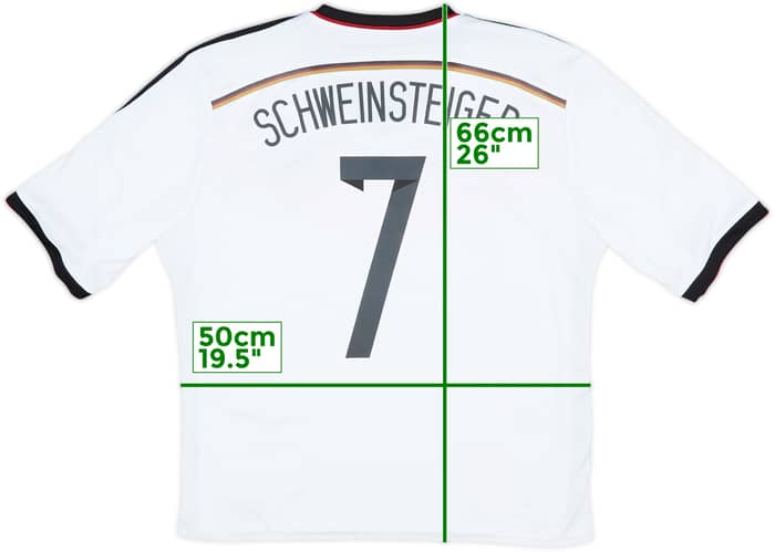 2014-15 Germany Home Shirt Schweinsteiger #7 - 4/10 - (XL)