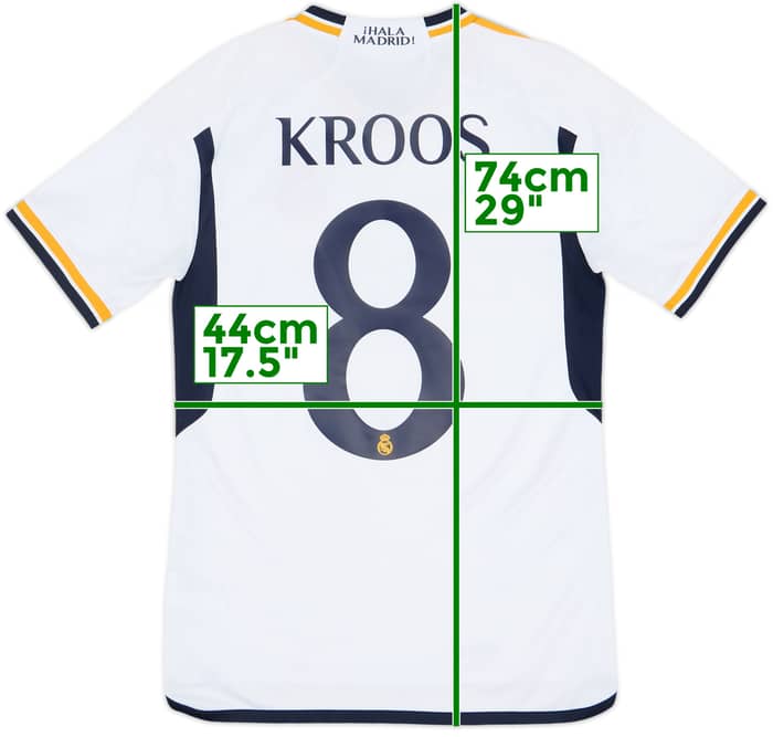 2023-24 Real Madrid Home Shirt Kroos #8 - 7/10 - (S)