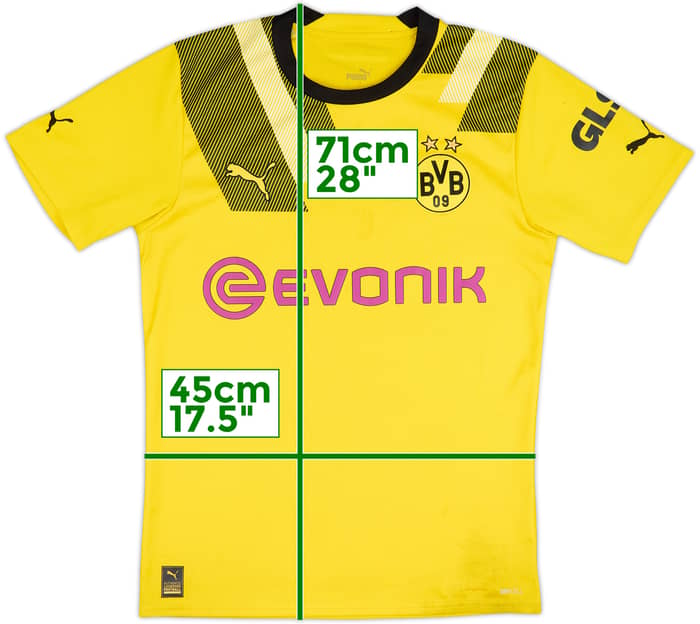2022-23 Borussia Dortmund European Home Shirt - 6/10 - (S)
