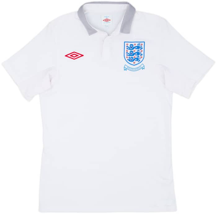 2009-10 England 'South Africa' Home Shirt - 5/10 - (S)