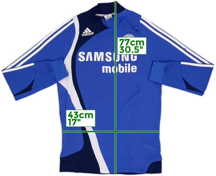 2007-08 Chelsea adidas Formotion Drill Top - 6/10 - (M)