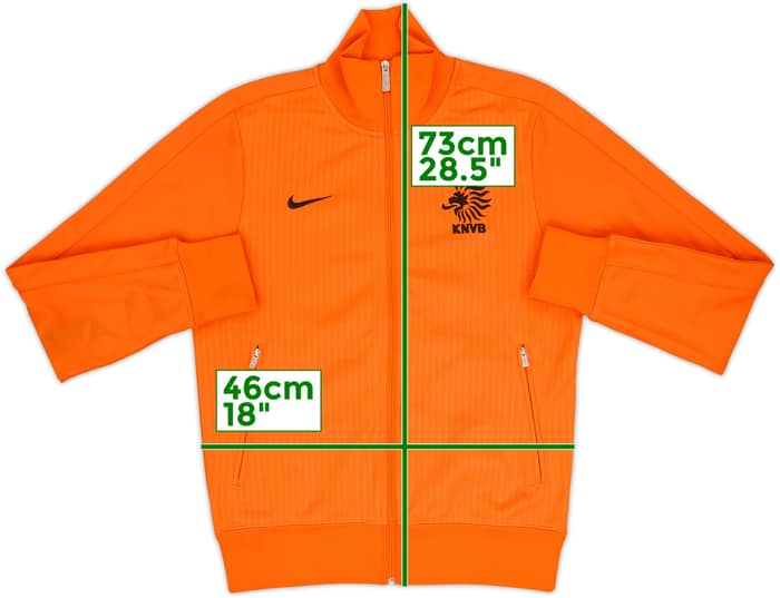 2012-13 Netherlands Nike N98 Track Jacket - 8/10 - (S)