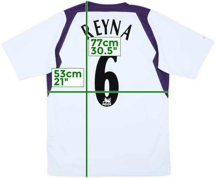 2004-05 Manchester City Away Shirt Reyna #6 (M)